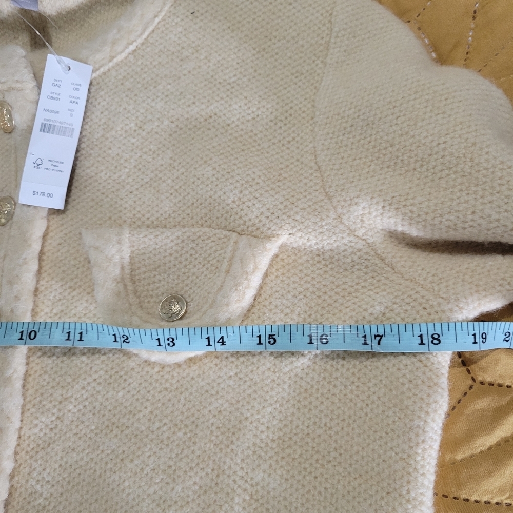 J Crew Textured sweater lady jacket CB931 SZ S NWT - Picture 9 of 11